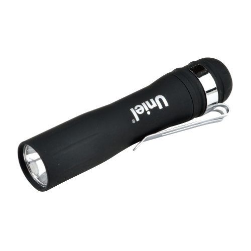 S-LD045-B Black Фонарь Uniel серии Стандарт «Simple Light — Debut», пластиковый корпус, 0,5 Watt LED, упаковка — блистер, 1хАА н/к, цвет черный
