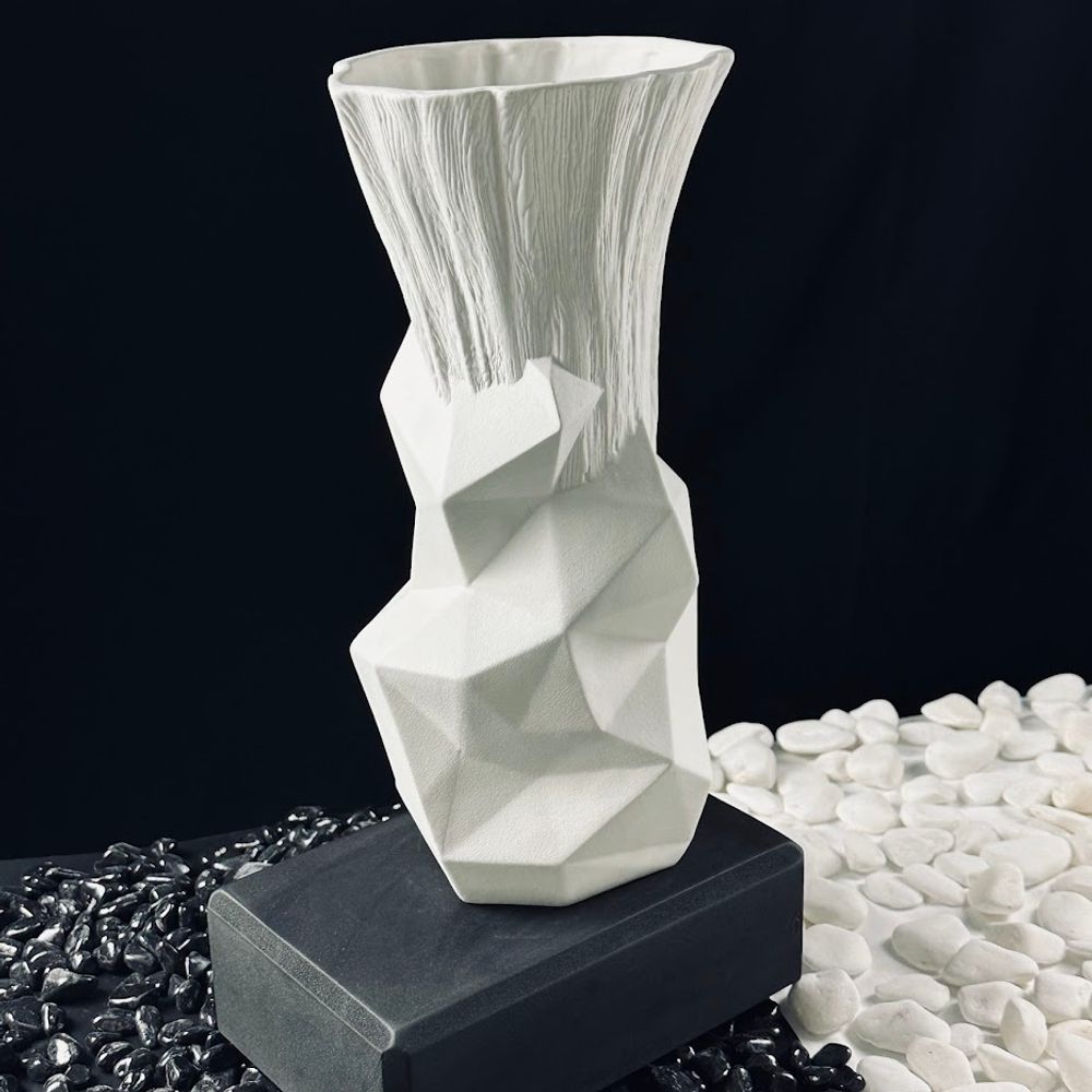 Lenardi 135-096 Ваза 34см ЭФИОПИЯ в под.уп.(х6)Фарфор