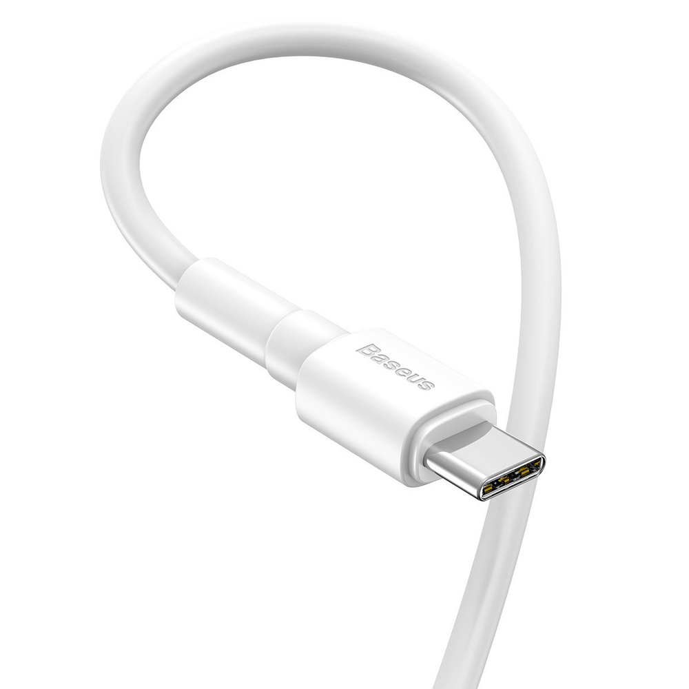 Type-C Кабель Baseus Mini White Cable USB For Type-C 3A 1m - White