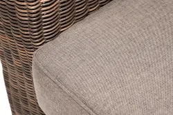 "Боно" диван из искусственного ротанга трехместный, цвет коричневый