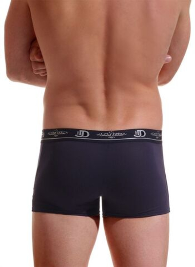 Мужские трусы-боксеры с эмблемой (Размер: XXL) (Цвет: темно-синий)