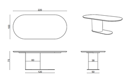 Обеденный стол Ocean Black