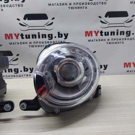 Передние фары Fiat 500 projektor chrome