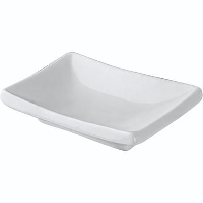 Соусник «Кунстверк»;фарфор;55мл;,H=2,L=9,B=7см;белый (Цвет: белый)