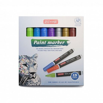 Набор маркеров Zeyar PAINT marker ZP-1501 - 18шт
