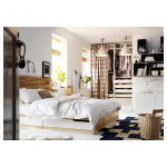 Изголовье - MANDAL IKEA/ МАНДАЛ ИКЕА, 160х200 см, бежевый