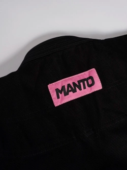 Кимоно MANTO "RISE 2.0" BJJ GI чёрно-розовое