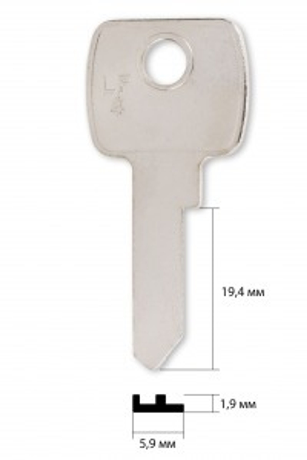 Заготовка английского ключа 13976 F-15 | LF10AR | LF4 (ИМП.)