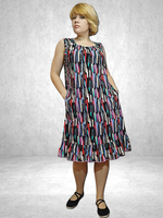 0141 Домашний сарафан с боковыми карманами (56)