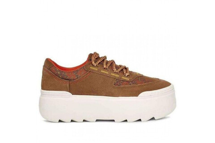 UGG Marin Mega Lace Chestnut White