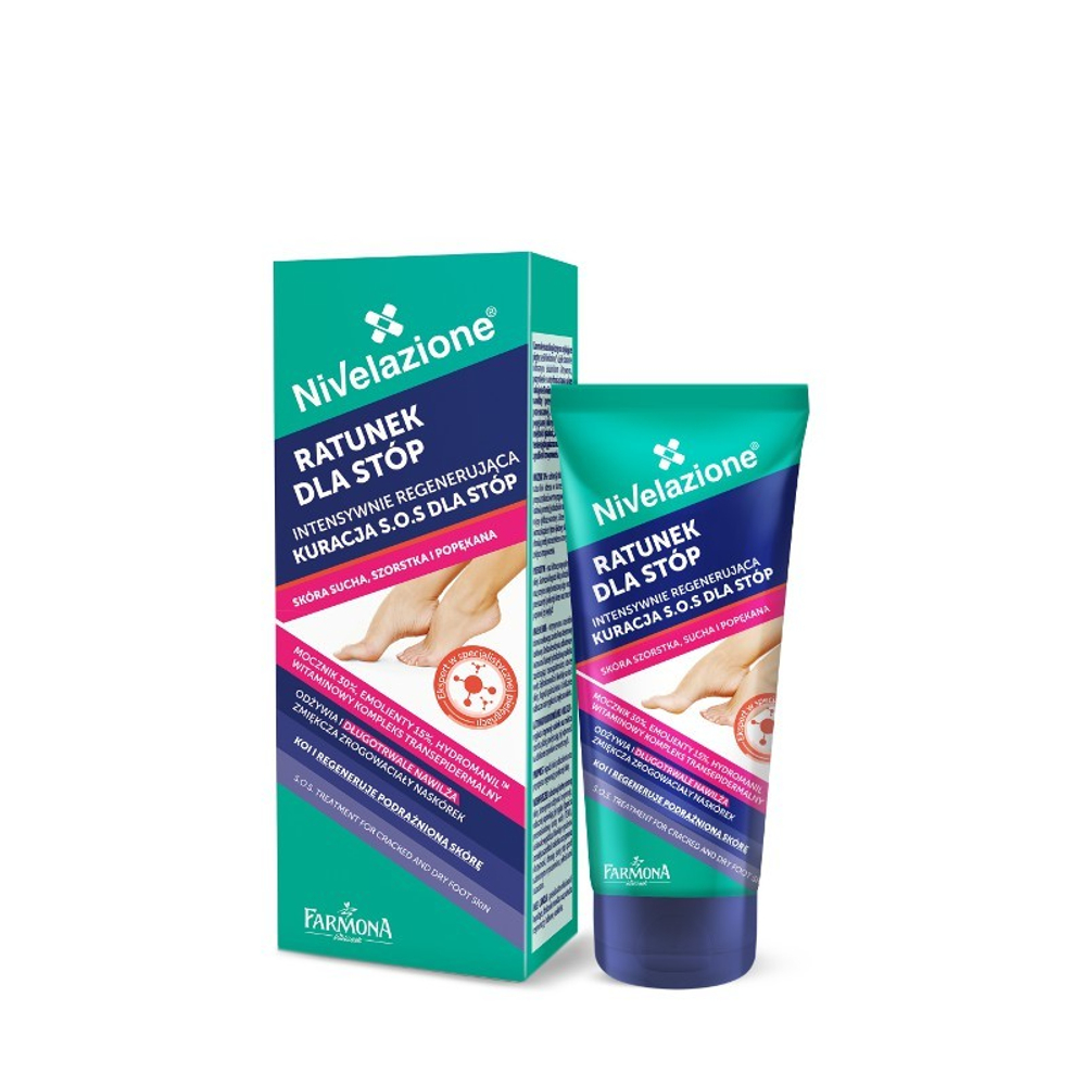Крем для сухой кожи ног SOS Интенсивно-регенерирующий Farmona Nivelazione Help for Feet Treatment for Cracked and Dry Foot Skin 100мл