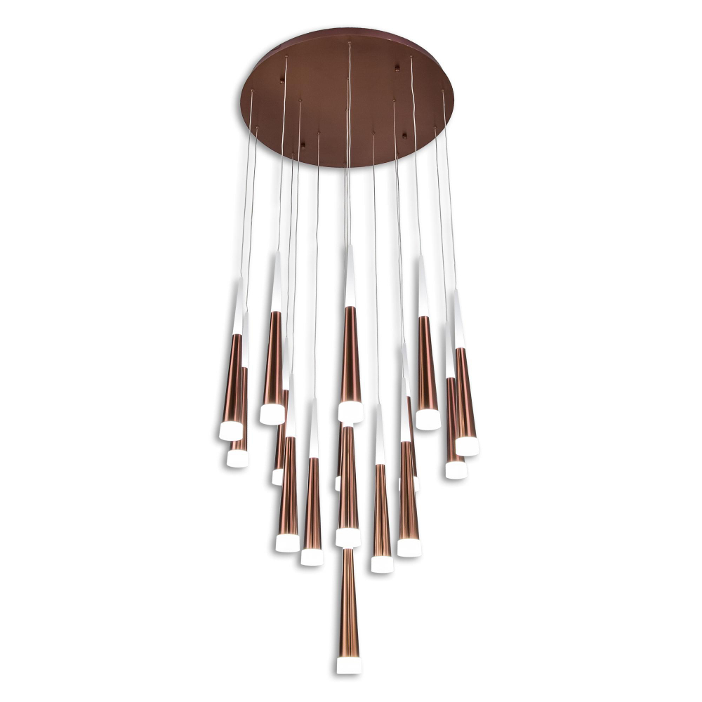 Citilux Вегас CL227163 LED Люстра каскадная Коричневая