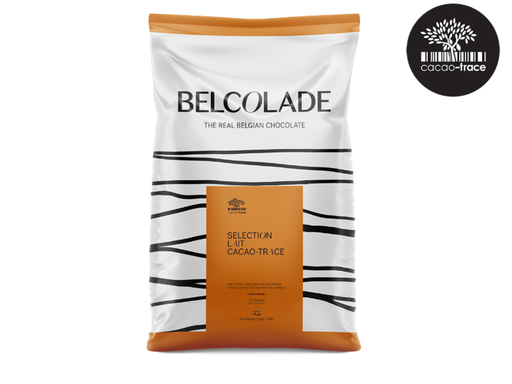 Шоколад молочный SELECTION LAIT 34%, Belcolade, Putaros,Бельгия 0.5кг