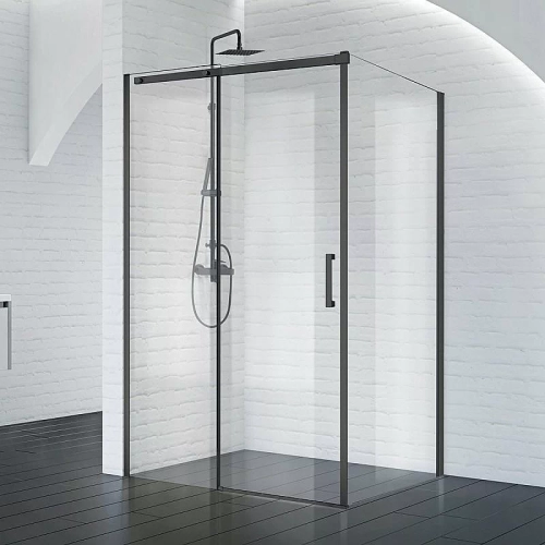 Душевой уголок BelBagno ACQUA AH-1 150x90 прозрачный/черный