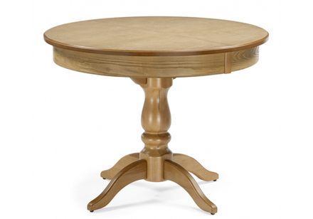 Стол деревянный Woodville Орден 100(140)x100 круглый дуб