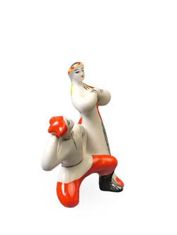 Статуэтка (миниатюра) "Танец с красноармейцем (Гопачок)"