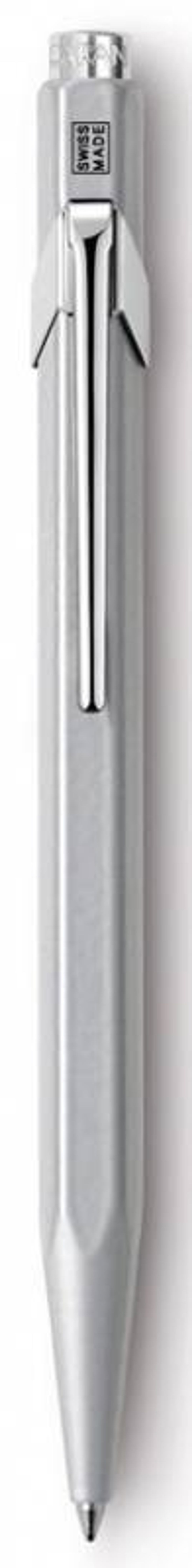 Carandache Office CLASSIC grey (M) чернила - синий металл в подарочной упаковке (849.005_ MTLGB)