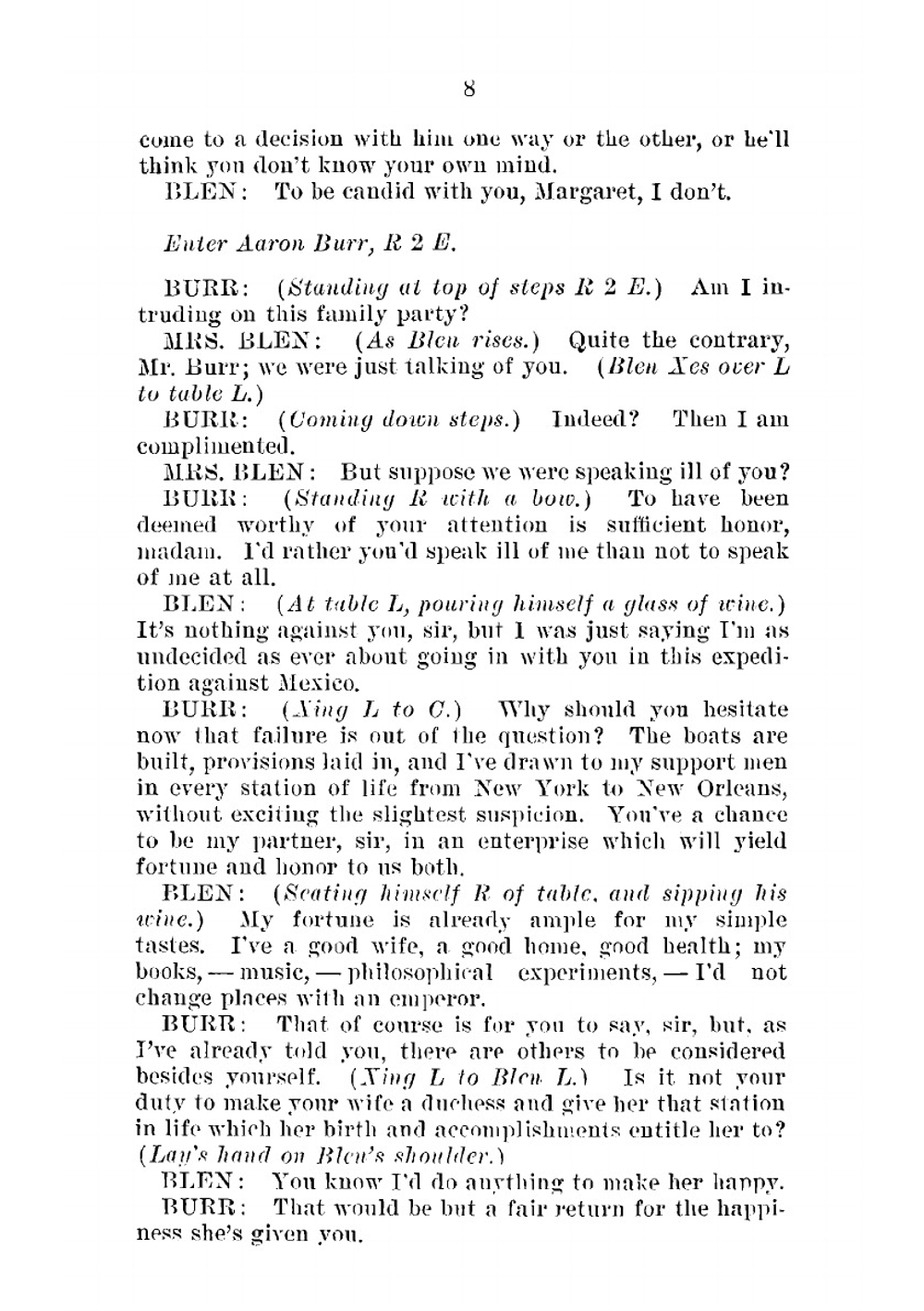 Aaron Burr, a play in four acts | W.L. O'Brien