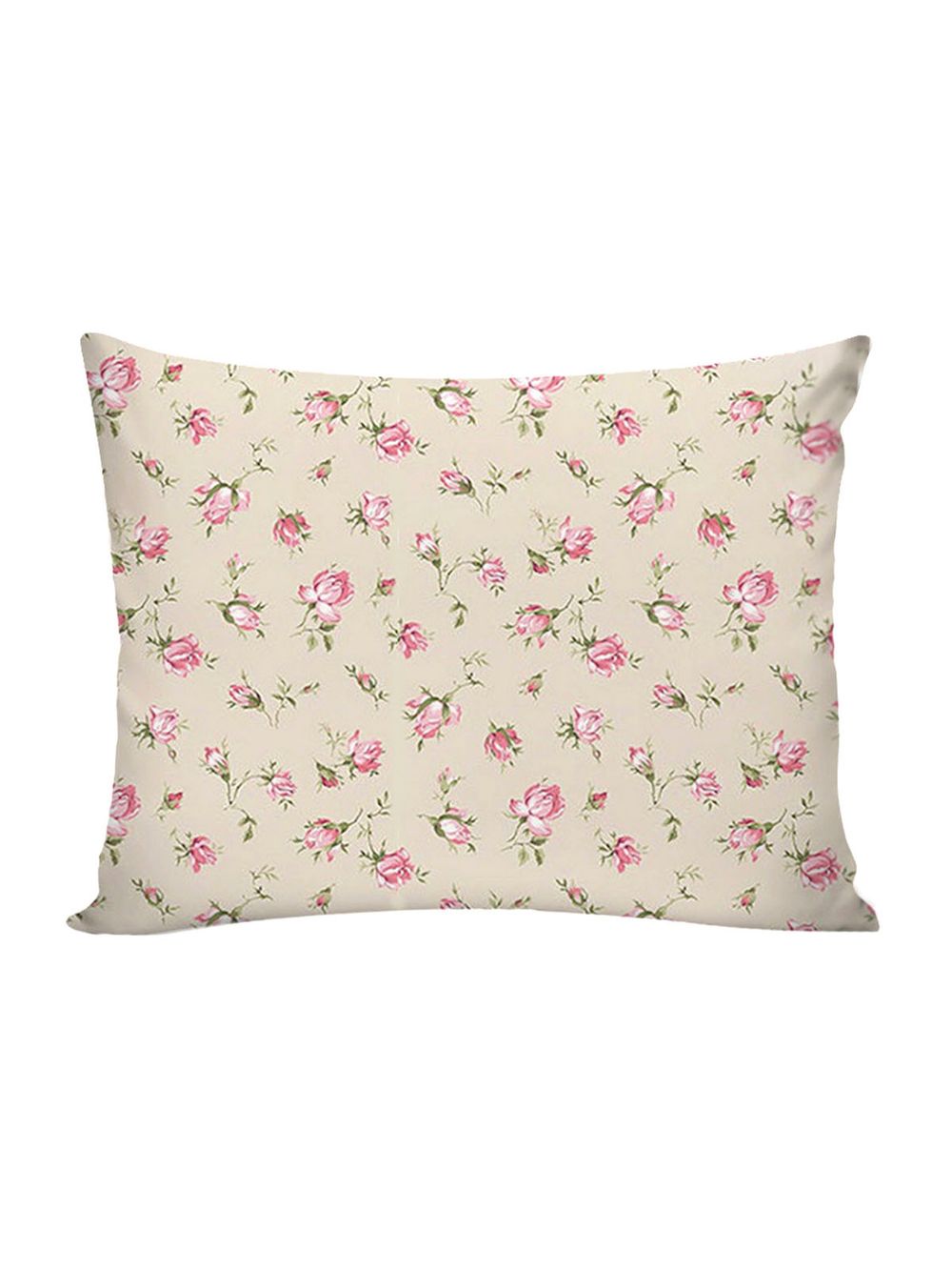 Постельное белье Сказка "Розовые бутоны на бежевом" 1,5-сп   наволочка 50х70 1шт Простынь  150х215 см  Пододеяльник 145х215 см