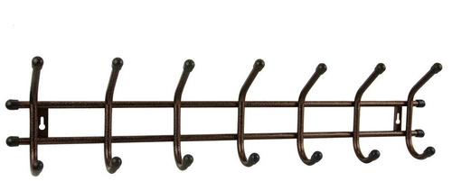 ВЕШАЛКА НАСТЕННАЯ УЮТ 7 КРЮЧКА МЕДНЫЙ ВНУ71