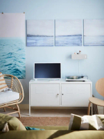 Шкаф - IKEA PS/ ИКЕА ПС, 119х63 см, белый