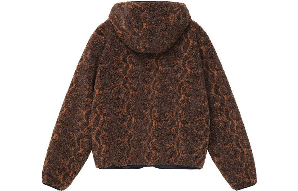 Куртки Stussy FW22 Snake Jacquard Sherpa Jacket, 118504