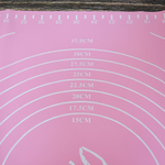 Коврик силиконовый для раскатки теста 40*50см YH737 №45