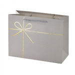 Пакет подарочный бумажный Alingar, (L+) 25х32х11 см, горизонтальный, "Геометрия", матов. ламинация, тиснение фольга, ассорти