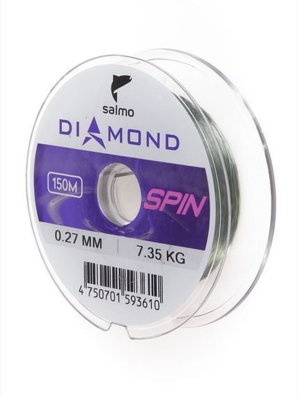 Леска монофильная Salmo Diamond SPIN 150 м, 0,27 мм