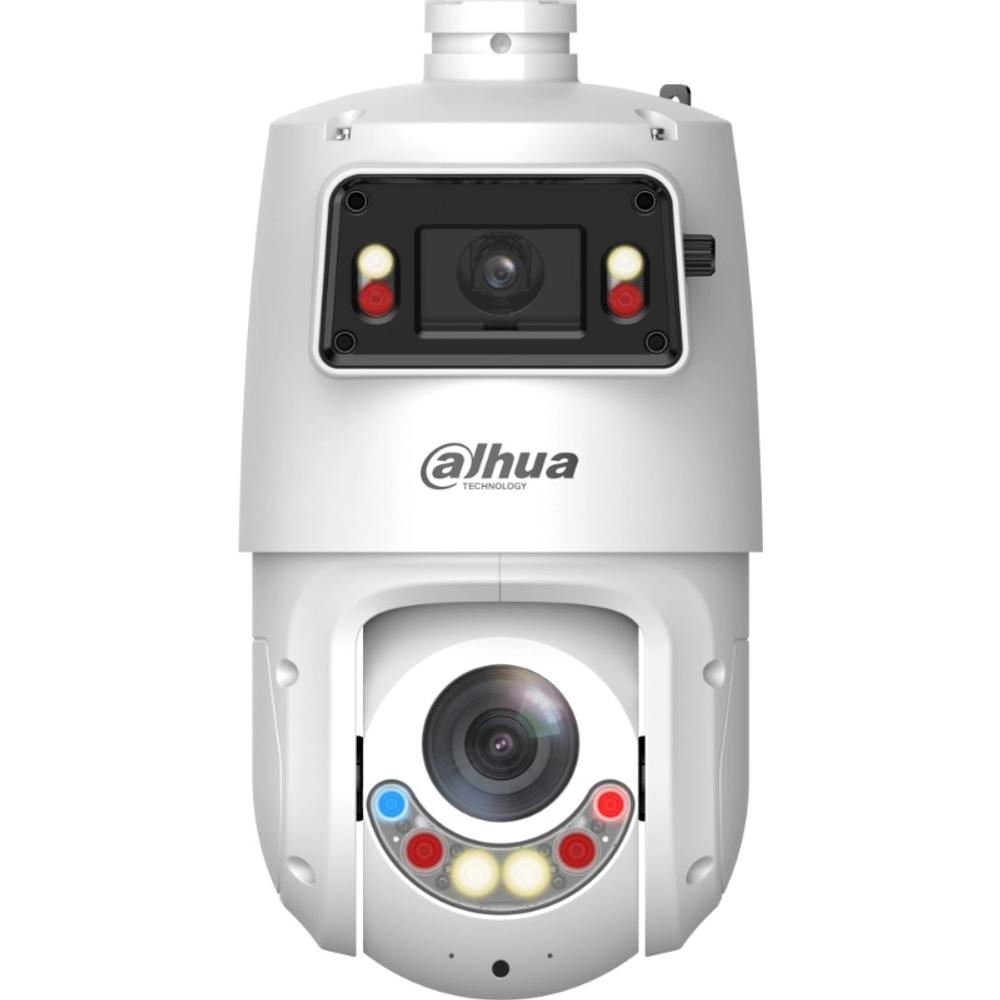 Уличная купольная PTZ IP-видеокамера с панорамным модулем, DAHUA DH-SDT4E425-4F-GB-A-PV1-0280-S2, 1/2.8" 4Мп CMOS ИК 30м, LED 30м 1/2.8" 4Мп CMOS, ИК 100м