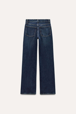 Джинсы trf wide leg со средней посадкой