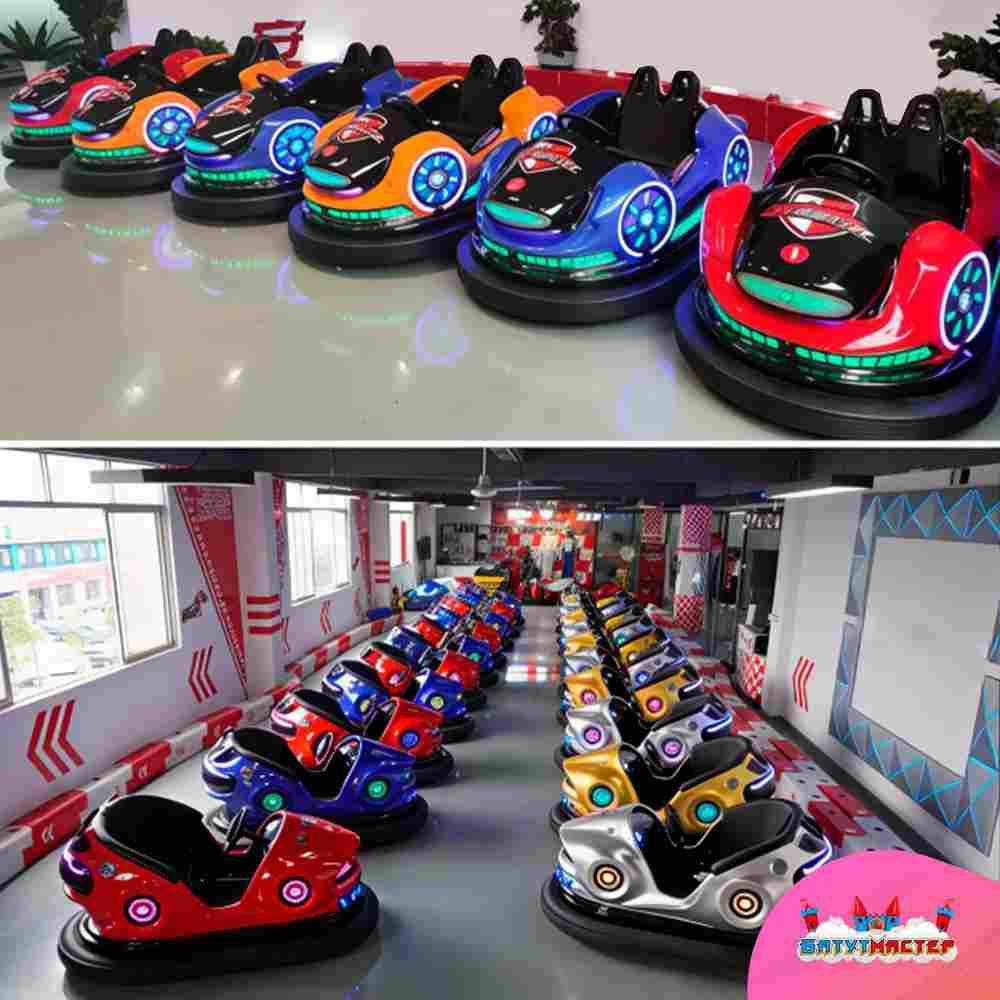 Электрическая бамперная машинка «Юпитер» с пультом управления для детей и взрослых