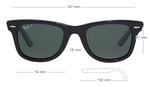 Ray Ban Wayfarer RB 2140 902/51 / 54 мм