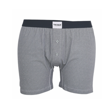 Мужские трусы-шорты темно-синие с принтом Tom Tailor 70373/5608 636