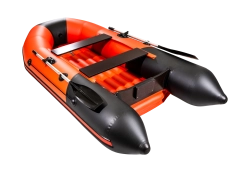 Лодка Таймень NX 2800 НДНД, 2800*1420*400 мм., цвет красный - черный