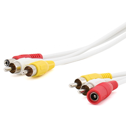 Шнур 20 метров для видеонаблюдения (звук, изображение, питание)