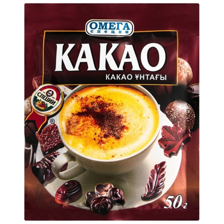 Какао-порошок Омега 50 гр