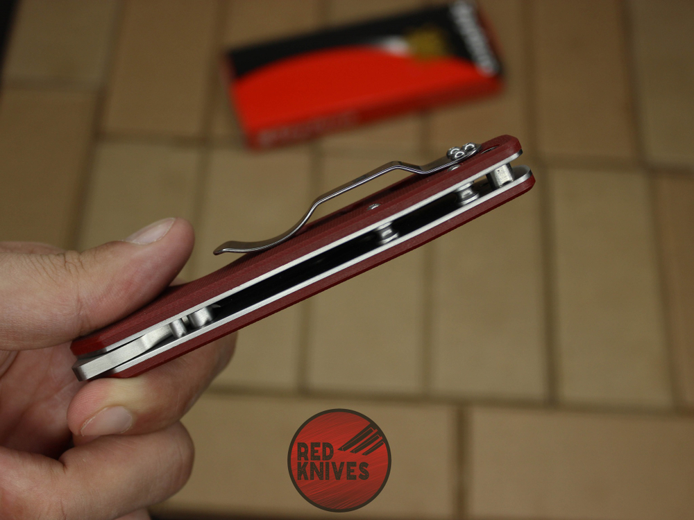 Нож Spyderco SMOCK G10 - бургунди C240GP BRG