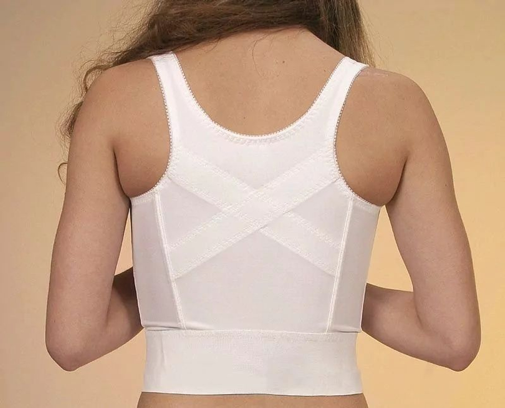 Полуграция - корректор осанки с передней застежкой Lora Tonus Elast, Белый 85E