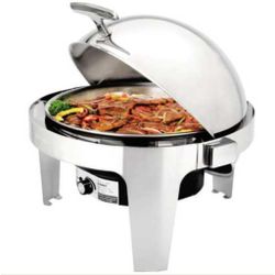 Мармит электрический 6,8 л круглый с откидной Roll-top крышкой нерж. 88 Series SUNNEX