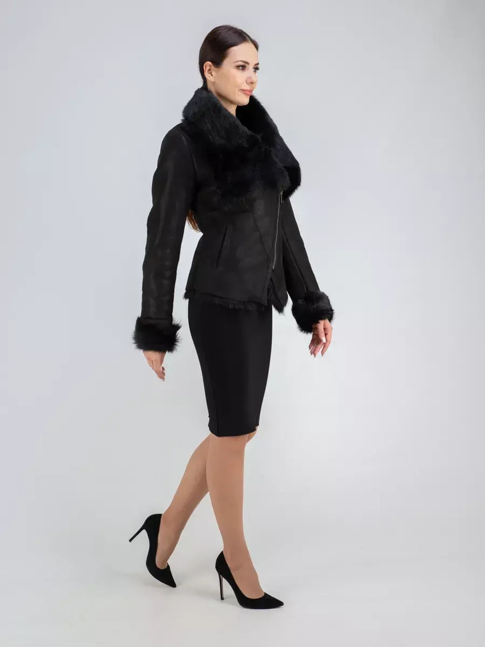 Дубленка зимняя натуральная