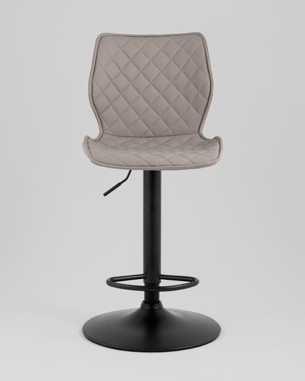 Стул барный Dome экокожа серый