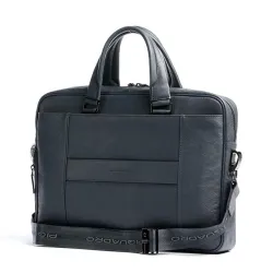 Сумка мужская Piquadro Black Square из натуральной кожи синяя (CA2849B3/BLU4) 1