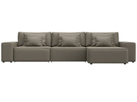 Диван угловой Лига-074 угол универсальный ЭКОКОЖА GRIFON 04 бежевый