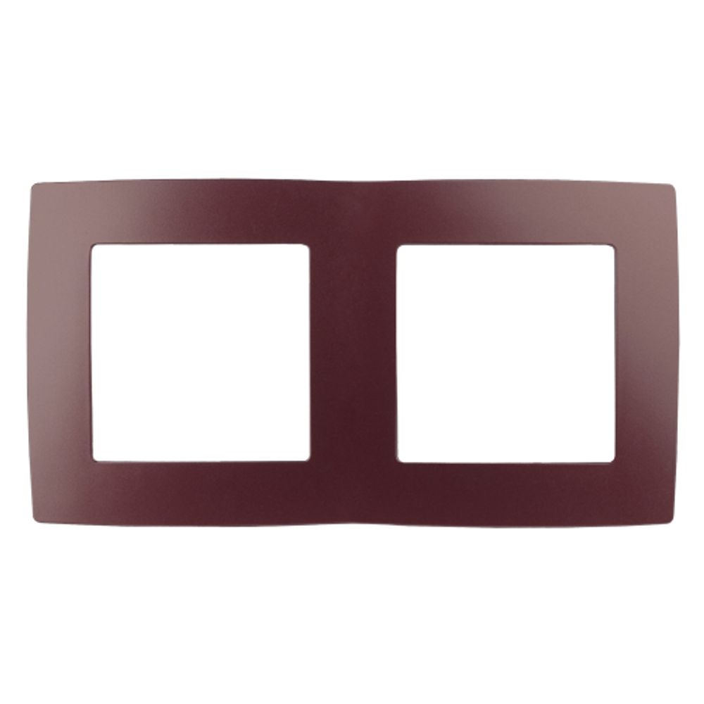 12-5002-25 ЭРА Рамка на 2 поста, Эра12, бордо | Эра 12 Бордо