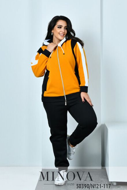 Костюм 21-117-горчица Minova Фото 2