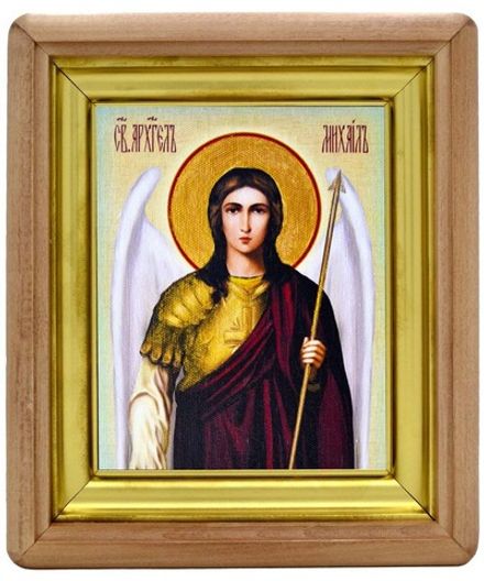 Архангел Михаил. Икона писанная на холсте.