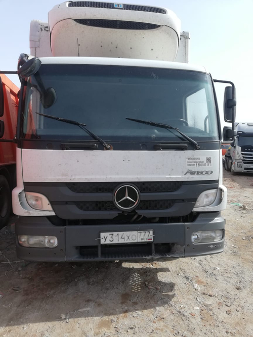 Mercedes-Benz ATEGO 4x2 Изотермический/рефрижератор с гидробортом 1218 L (Рефрижератор, Дизельный, 4