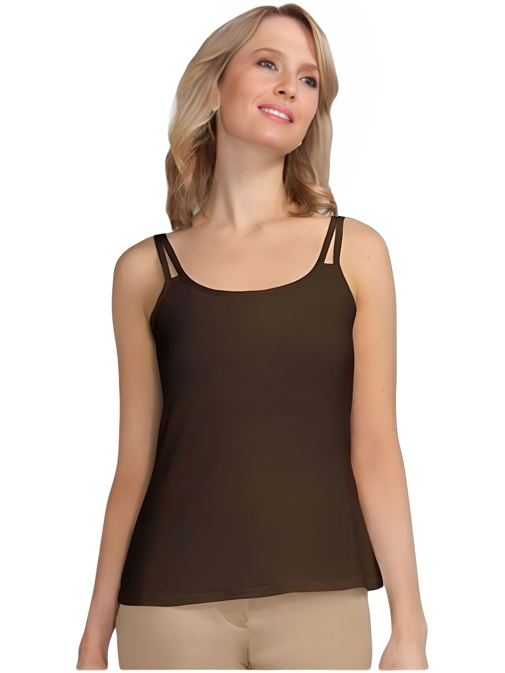 Топ ортопедический со встроенным бюстгальтером Valetta Amoena 54.EU/60.RU шоколадный