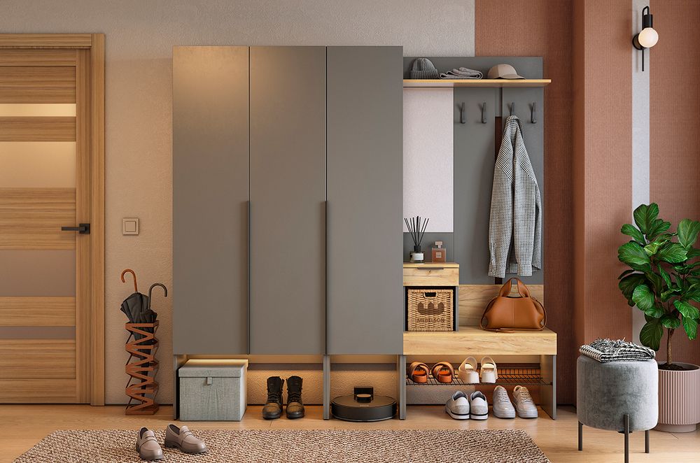 Прихожая "Баско" К11 2000, Мебельсон, г. Ижевск